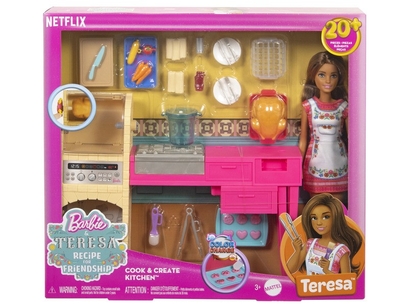 Barbie Teresa álomkonyha - részletes játék konyha