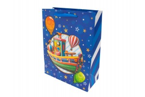 Papírtasak járműmintás 18x23 cm