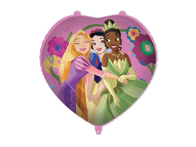 Hercegnő mintás 46 cm hélium lufi