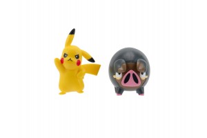 Pokémon Mini figura csomag: Pikachu és Lechonk