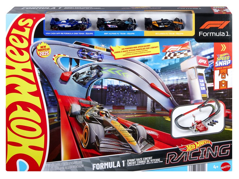 Hot Wheels Forma-1 pálya - versenypálya szett