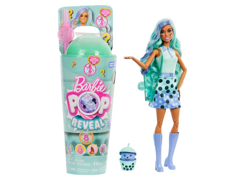 Barbie Slime Reveal Bubi-Buli - zöld játék