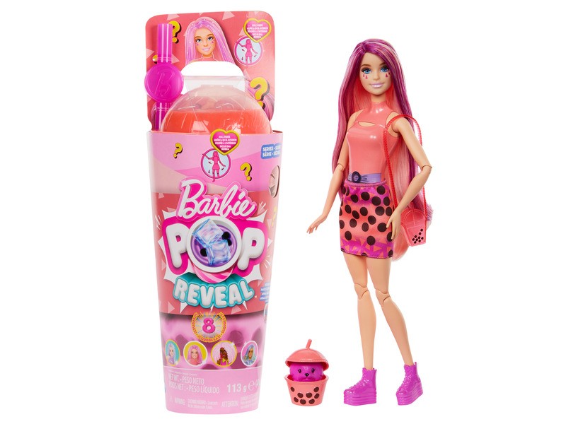 Barbie Slime Reveal Bubi-Buli – narancssárga játék