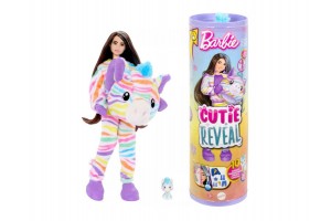 Barbie Cutie Reveal - zebra meglepetés baba