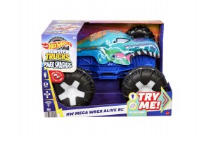 Hot Wheels Monster Trucks Mega Wrex távirányítós autó
