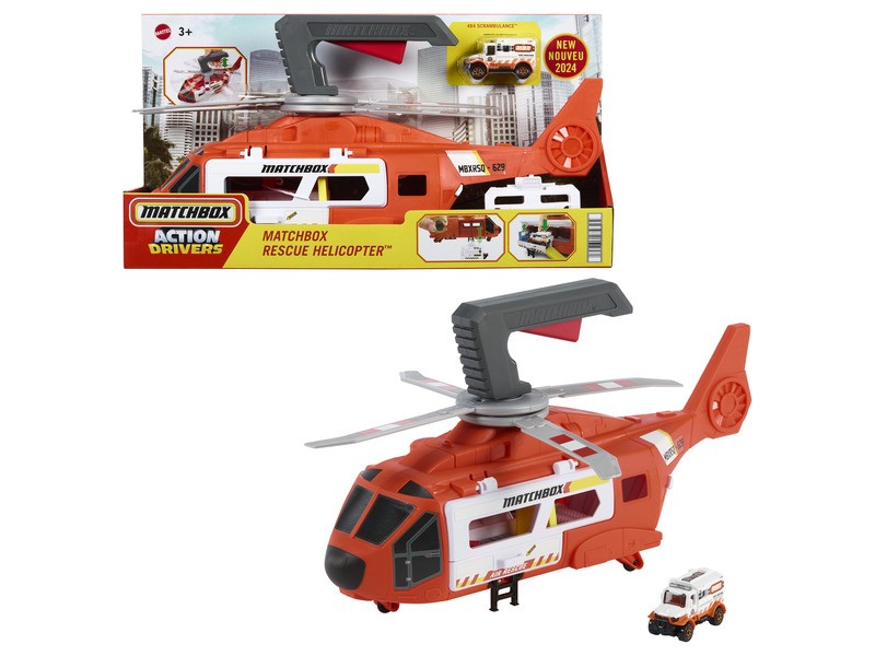 Matchbox helikopter - részletes modell