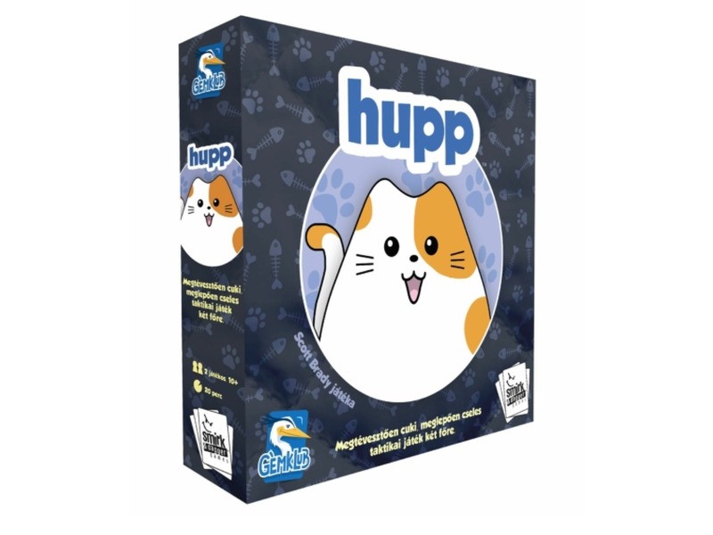 Hupp társasjáték - doboz és játékelemek