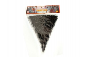 Halloween pókhálós füzér 3 m