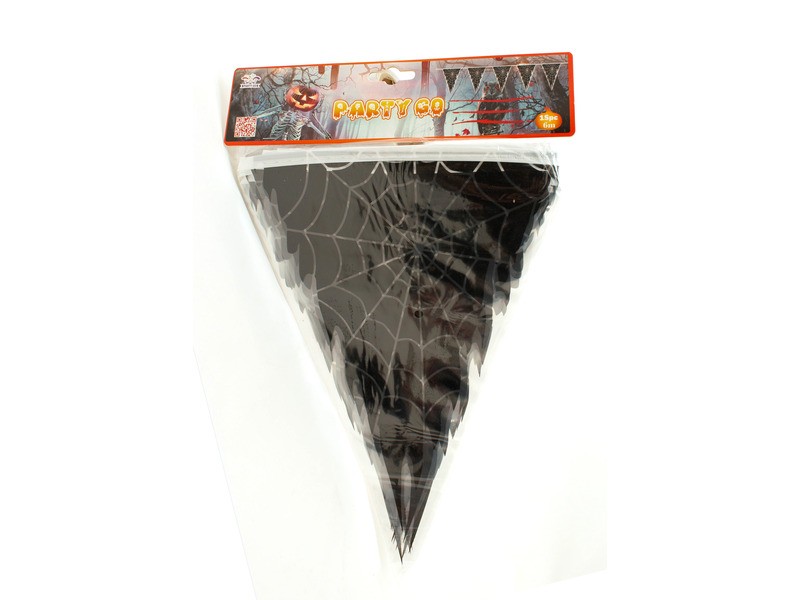Halloween pókhálós füzér 3 m