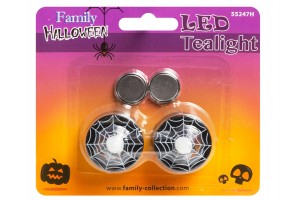 Halloween teamécses - kétféle minták