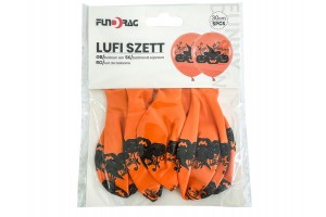 Halloween latex lufi, 5 db - 30 cm