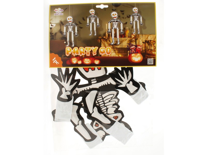 Halloween csontváz dekoráció