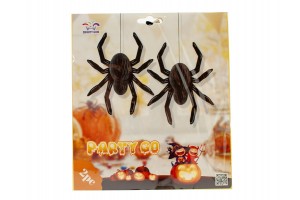 Halloween pók dekoráció (2 db)