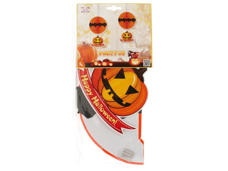 Halloween tök dekoráció (1 db)