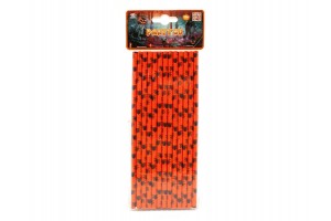 Halloween szívószálak – 25 db, kétféle minta