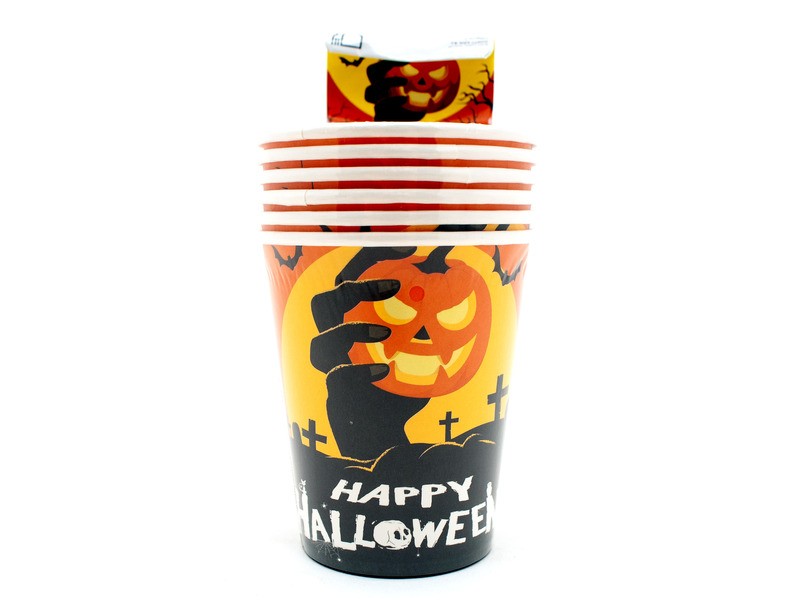 Halloween papírpohár 6 db, 250 ml