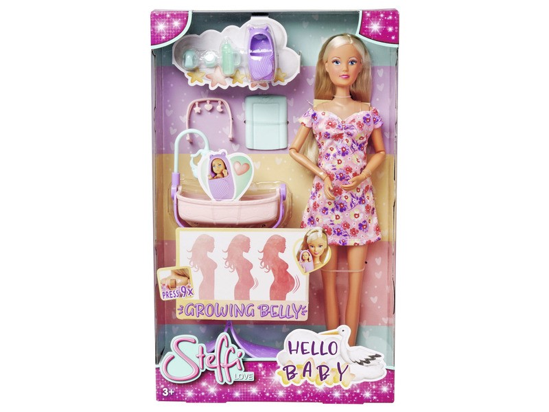 Kismama Steffi figura növekvő pocakkal