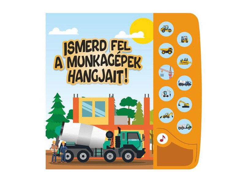 Munkagépek hangjai – oktató illusztráció