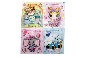 Cica és kutya mintás papír (242)