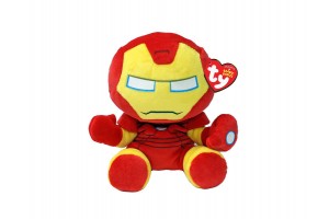 Beanie Babies SOFT Iron Man plüss 15 cm