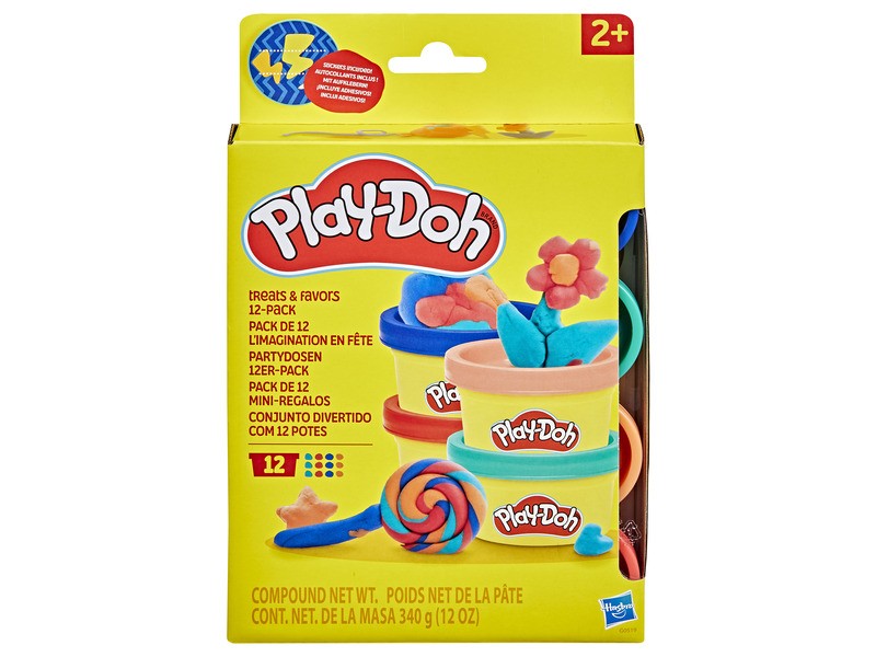 Play-Doh 12-es csomag - színes gyurmák