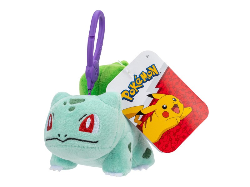 Bulbasaur Pokémon kulcstartós plüss - 8 cm