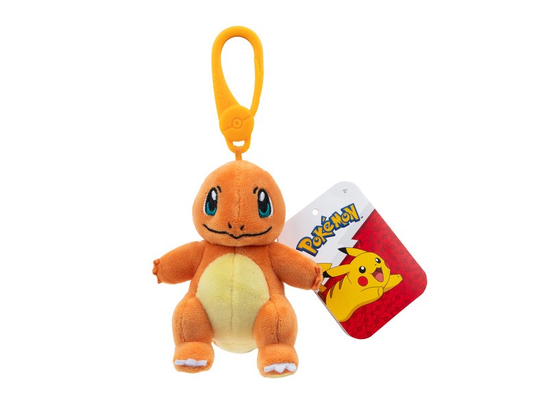 Charmander Pokémon kulcstartós plüssfigura 8 cm