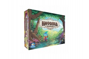 Navoria felfedezői társasjáték - doboz és játéktábla
