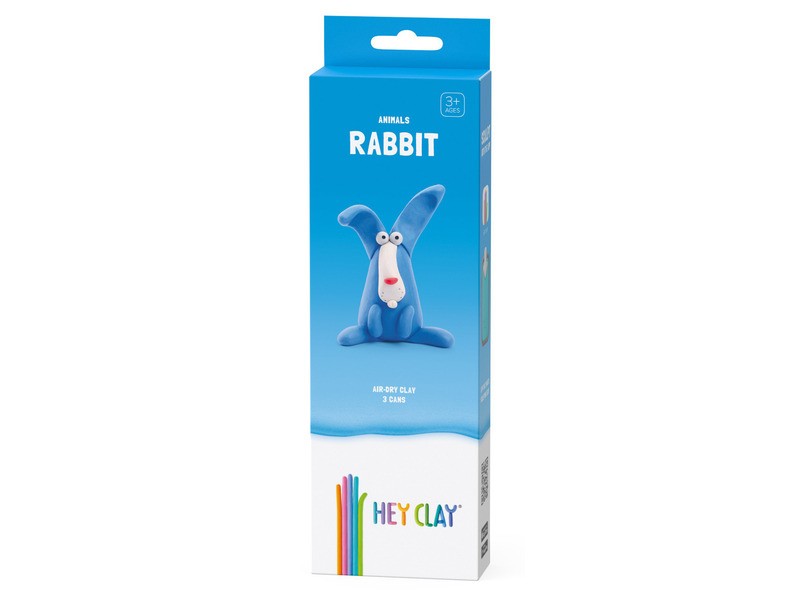 Hey Clay nyuszifigura — aranyos gyurma figura