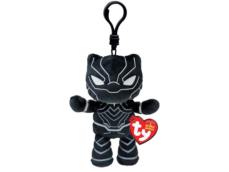 Beanie Babies Black Panther plüss clip 8,5 cm