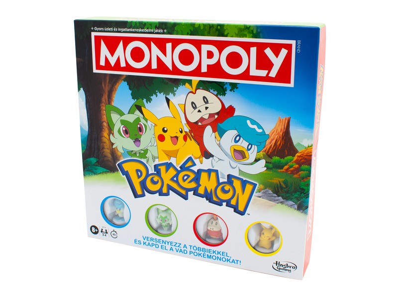 Monopoly Pokémon - Doboz és figurák