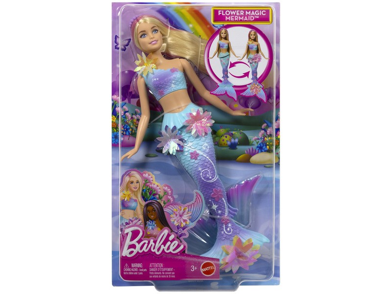 Barbie Dreamtopia Virágvarázs Sellő - Malibu baba
