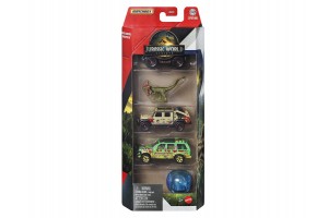 Matchbox Jurassic World 5 db kisautó csomag kép