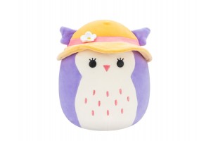 Squishmallows Holly - lila bagoly 20cm