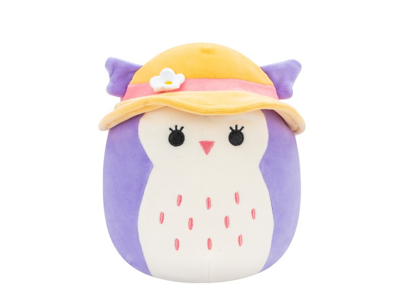 Squishmallows Holly - lila bagoly 20cm