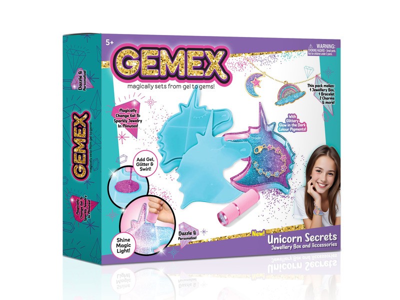 Gemex Unikornis ékszerkészítő szett - gyöngyök és medálok