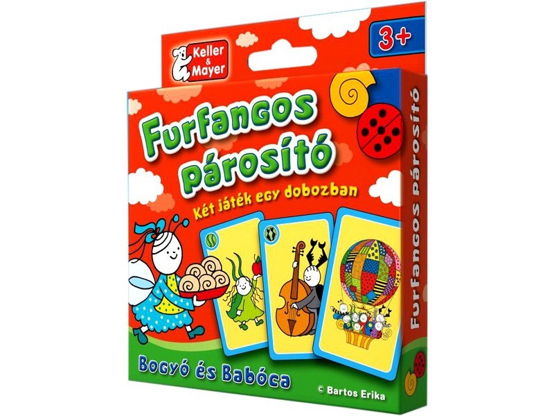 Bogyó és Babóca Furfangos párosító kártyajáték borító