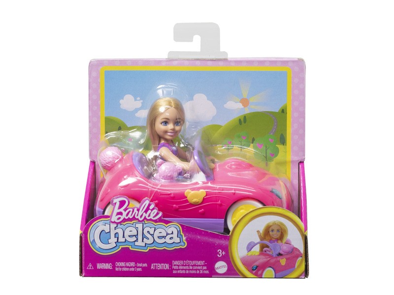 Barbie Chelsea macis kabriója