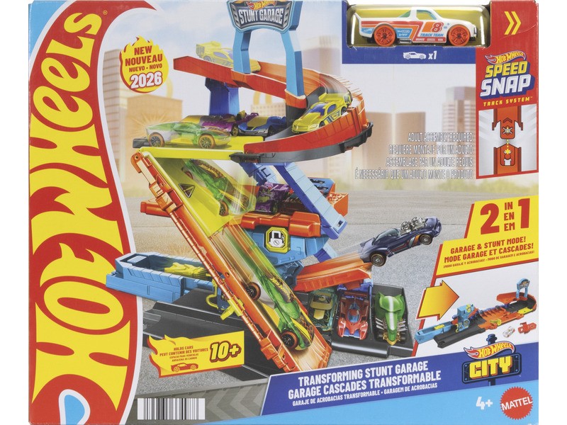 Hot Wheels kaszkadőr garázs játékautó pálya