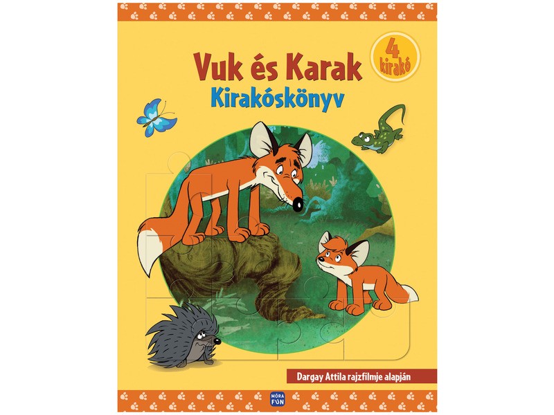 Vuk és Karak kirakós könyv borító
