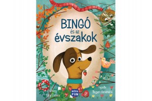 Bingó és Kókusz az évszakokkal – lapozó könyv borító