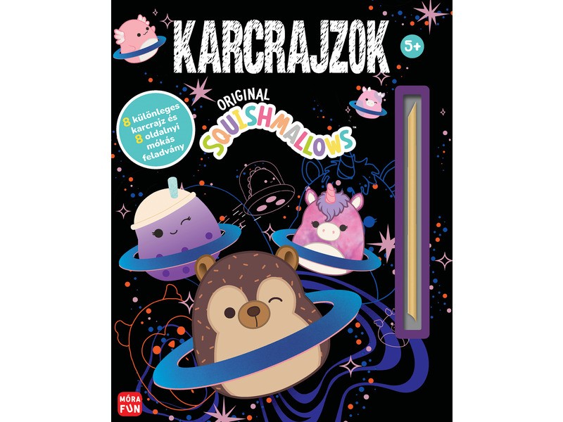 Squishmallows Karcrajz kreációk - karcolós kreatív készlet