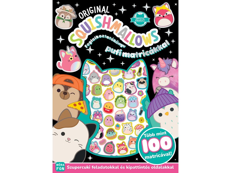 Squishmallows foglalkoztatókönyv - színes feladatok
