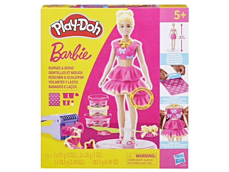 Play-Doh Barbie fodrok és masnik készlet