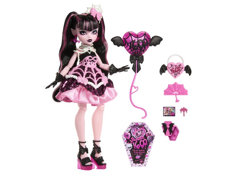 Draculaura - Monster High Misztikus Mulatság baba