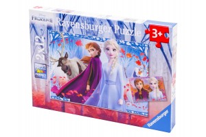 Ravensburger Jégvarázs 2 - Testvérek 2x12 puzzle (Anna és Elza)