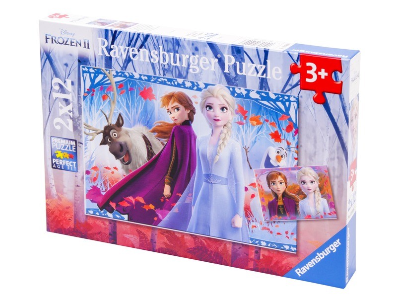Ravensburger Jégvarázs 2 - Testvérek 2x12 puzzle (Anna és Elza)