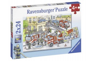 Puzzle 2x24 db - Tűzoltók...
