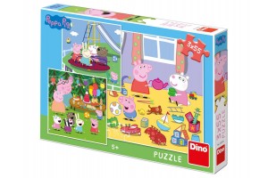 Dino Puzzle 3X55 db - Peppa