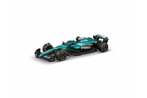 Bburago 1/43 F1 Aston Martin AMR25 (Alonso) modell